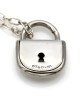 Tiffany & Co. Padlock Charm on Chain Necklace